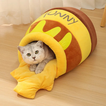 CozyCats HoneyJar Cat Bed House