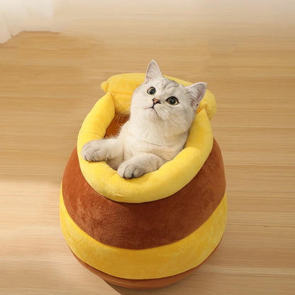 CozyCats HoneyJar Cat Bed House