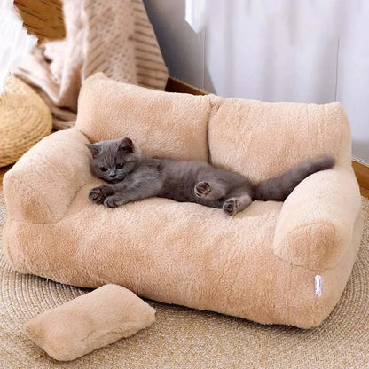 CozyPaws Luxury Winter Haven Cat Bed Sofa