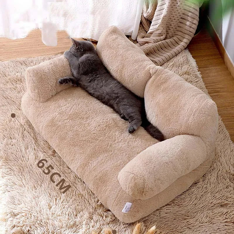 CozyPaws Luxury Winter Haven Cat Bed Sofa