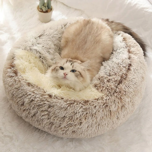 CozyPaws WarmPlush Cat Bed